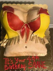 California-Los-Angeles-CowGirl-Red-Bra-Adult-Breast-Belly-Cake