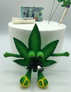 California-San-Francisco-Dancing-Fool-Pot-Leaf-Custom-Cake